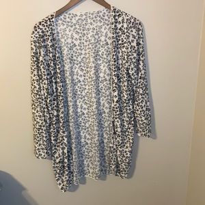 SHEIN Cheetah Cardigain